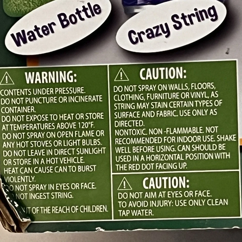 DC Joker Prank‎ Shop BANG Fake Out Blaster Crazy String Water Gun NIP
